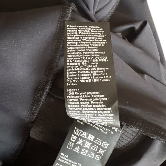 On Cloud Running Black Pull-on High Waist Pants, XL - Picture 11 of 16